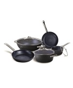 1 - Batteria di pentole Aeternum Saphira 8 pezzi Titanio