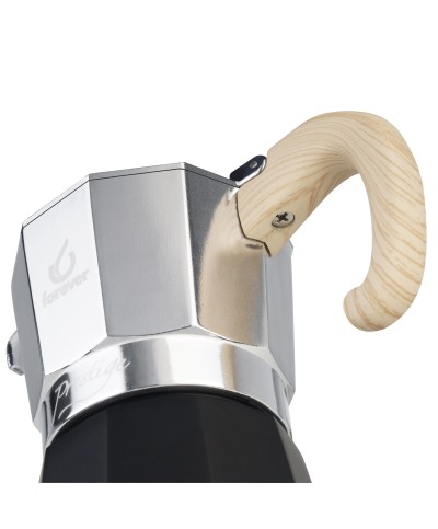 2 - Caffettiera Forever Moka Prestige Woody 3 tazze