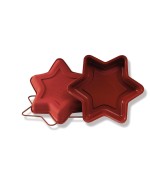 2 - Stampo tortiera Stella in silicone Silikomart Natale 26 cm SFT201
