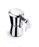 1 - Caffettiera 6 / 3 Tazze acciaio inox Giannina  Restyling Giannini