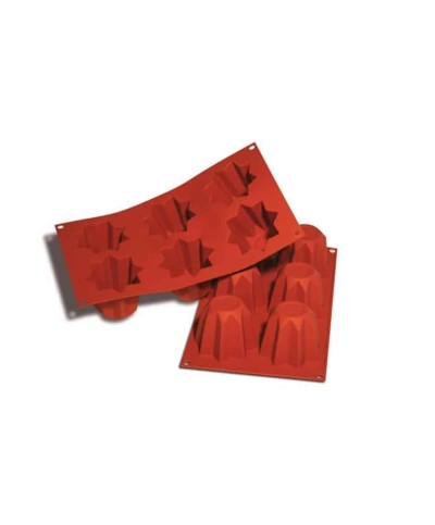 1 - Stampo in silicone 6 pandorini multiporzione Silikomart SF100