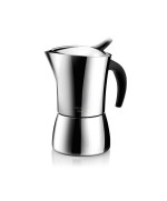 1 - Caffettiera acciaio Tescoma 4 tazze Montecarlo 647104