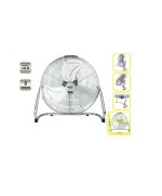 3 - Ventilatore box cromato Storm Johnson 50 cm