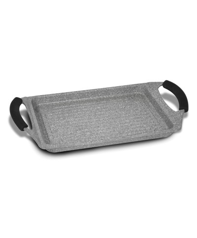 1 - Bistecchiera Grill Pan Bialetti rettangolare cm 36 x 23 Petra Vera Plus