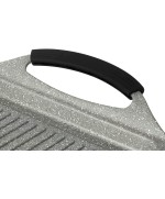 2 - Bistecchiera Grill Pan Bialetti rettangolare cm 36 x 23 Petra Vera Plus