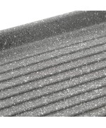 3 - Bistecchiera Grill Pan Bialetti rettangolare cm 36 x 23 Petra Vera Plus