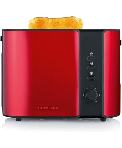 1 - Tostapane Severin tosta pane 2 fette AT 2217 rosso