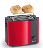 4 - Tostapane Severin tosta pane 2 fette AT 2217 rosso