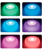 5 - Poggia piedi luminoso Intex 68697 led pouf