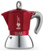 1 - Caffettiera Moka Induction 2 tz Rossa Bialetti 6942