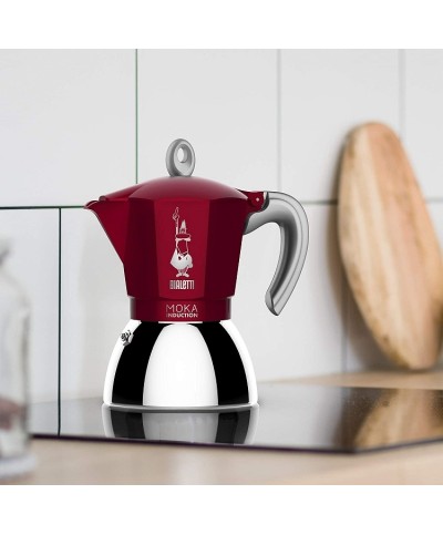 2 - Caffettiera Moka Induction 2 tz Rossa Bialetti 6942