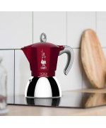 2 - Caffettiera Moka Induction 2 tz Rossa Bialetti 6942