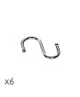 1 - Ganci per barra appendimestoli Tescoma 900082 6 pz