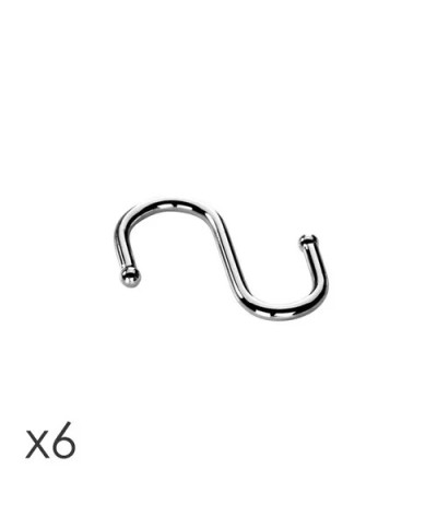 1 - Ganci per barra appendimestoli Tescoma 900082 6 pz