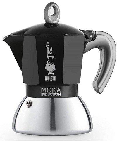 1 - Caffettiera Moka Induction 2 tz Nera Bialetti 6932