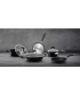 2 - Batteria di pentole 8 pezzi Bialetti Black Infinity induzione