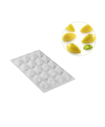1 - Stampo silicone Quenelle 10 multiporzione Silikomart