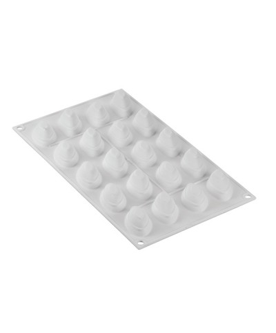 2 - Stampo silicone Quenelle 10 multiporzione Silikomart