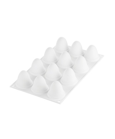 2 - Stampo silicone Egg 30 multiporzione Silikomart 3D