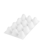 2 - Stampo silicone Egg 30 multiporzione Silikomart 3D