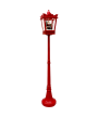 1 - Lampione natalizio luminoso rosso 180 cm 474804