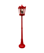 1 - Lampione natalizio luminoso rosso 180 cm 474804