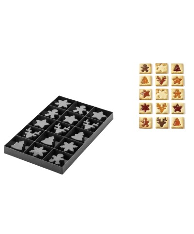 1 - Voilà Cookie Winter Holiday Tagliabiscotti Natale Silikomart