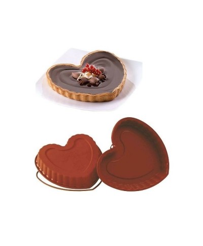 1 - Stampo cuore silicone Silikomart SFT 210 crostata