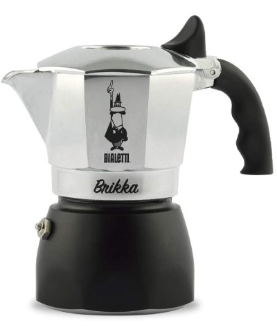 1 - Caffettiera 4 tz Brikka Bialetti New 7314