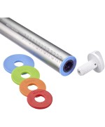 4 - Matterello regolabile inox con anelli Westmark