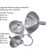 5 - Set 3 imbuti mini acciaio inox Westmark