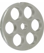 1 - Piastra acciaio inox Tre Spade TC 10 12  tritacarne fori mm 18 F11078/IR