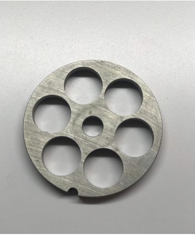 1 - Piastra acciaio inox Tre Spade TC 10 12  tritacarne fori mm 20 F11080/IR