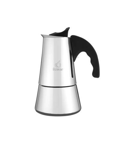 1 - Caffettiera acciaio 2 tz Miss Conny