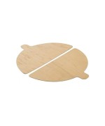 1 - Set 2 palette in legno per pizze forno pizza