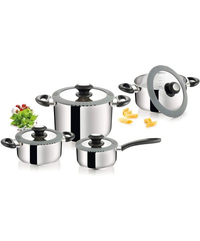 1 - Batteria di Pentole 8 pezzi Tescoma Smart Cover 727908