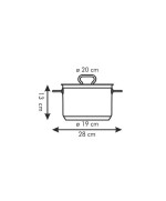 3 - Batteria di Pentole 13 pezzi Tescoma Home Profi 725013