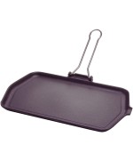 1 - Bistecchiera rettangolare liscia ghisa Ilsa cm 23x36 Marinella