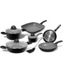 2 - Batteria di Pentole Aeternum 10 pezzi Stone in Black