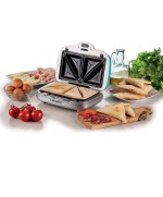 4 - Piastra Elettrica Multifunzione Sandwiches & Cookies Party Time Ariete 1972 Azzurro