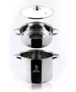 1 - Divina Re - Vaporiera pentola Aeternum Inox 22 cm