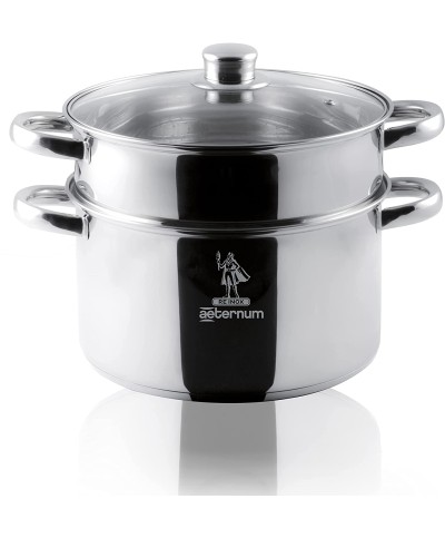 2 - Divina Re - Vaporiera pentola Aeternum Inox 22 cm