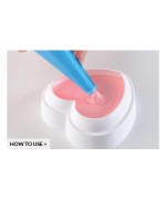 5 - Stampo in silicone Amore con tagliapasta Silikomart