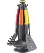 1 - Set utensili da cucina con supporto Levante Joseph Joseph 10118