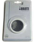 1 - Blister guarnizione + piastra filtro 4 tz inox Bialetti 5370/AP