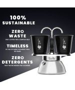 4 - Caffettiera Mini Induction Bialetti 2 tazze 7310