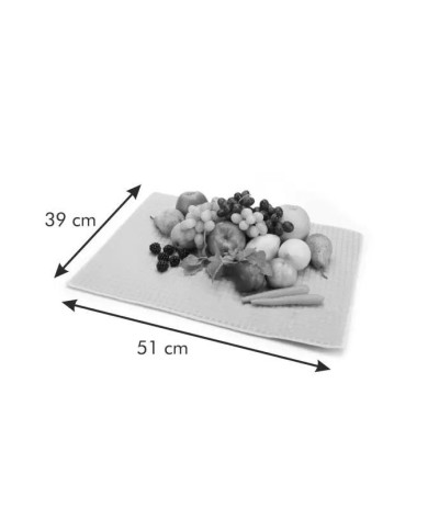 2 - Tappetino asciuga frutta verdure Tescoma 639793 verde