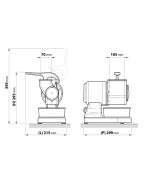2 - Grattugia elettrica Rgv Robusta 90921 Rosso