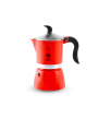 1 - Caffettiera 3 tazze Fiammetta Jungle Bialetti Rosso Corallo 2283