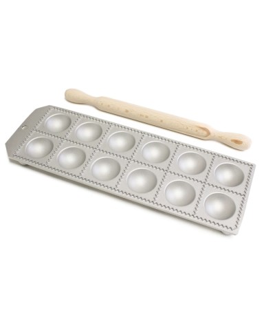 1 - Raviolatore 12 ravioli Calder tondo alluminio 2152